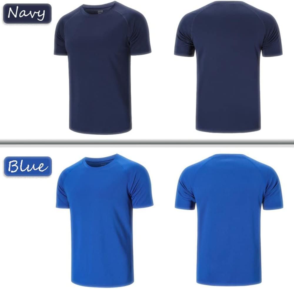 Cimic Pack von 3, 5 oder 7 Sport-T-Shirts, Herren-funktionales Hemd, schnell trocknetes, atmungsaktives Trainingshemd, Fitness-Laufhemd, kurzes Ärmel – Bild 4