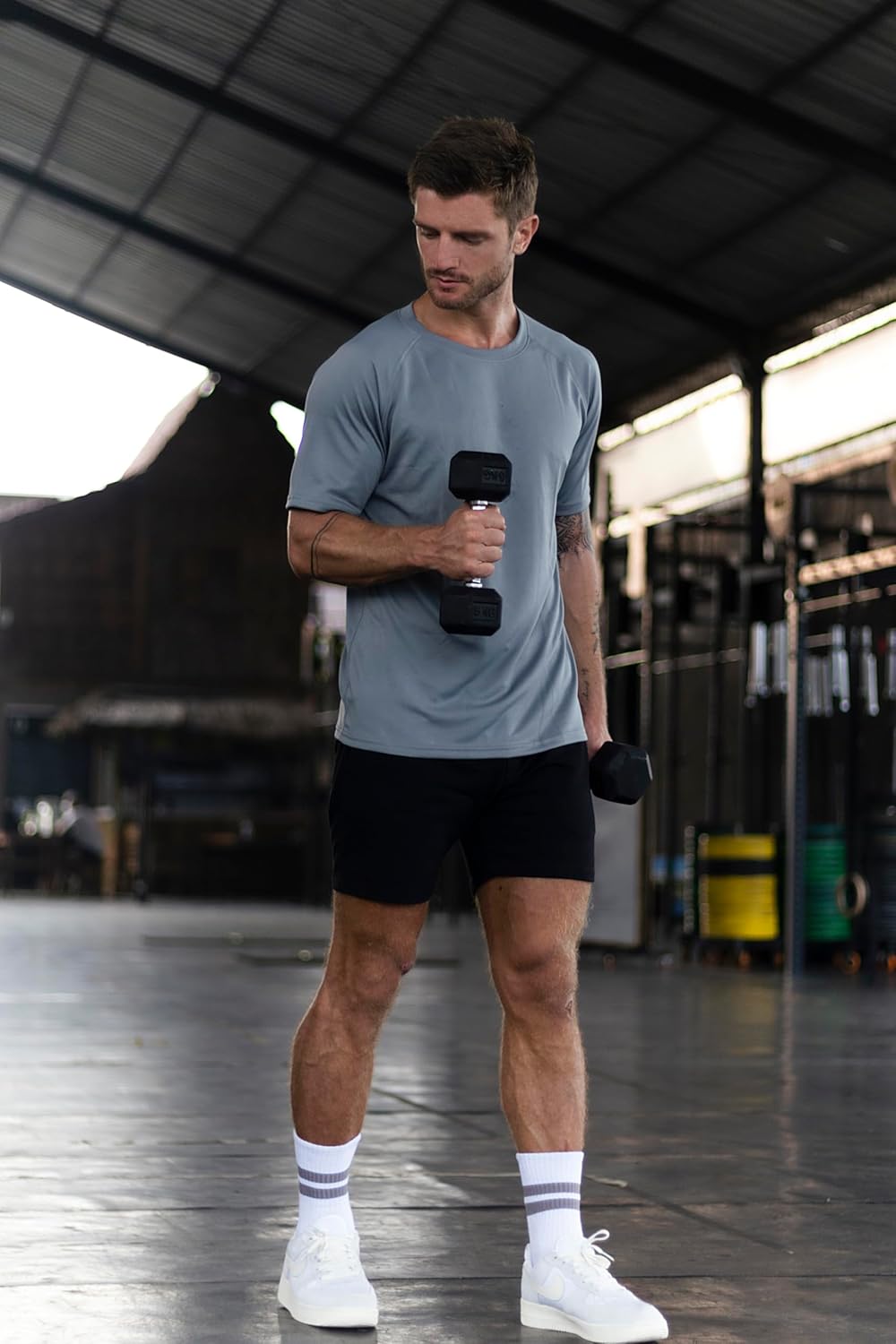 Cimic Pack von 3, 5 oder 7 Sport-T-Shirts, Herren-funktionales Hemd, schnell trocknetes, atmungsaktives Trainingshemd, Fitness-Laufhemd, kurzes Ärmel – Bild 7