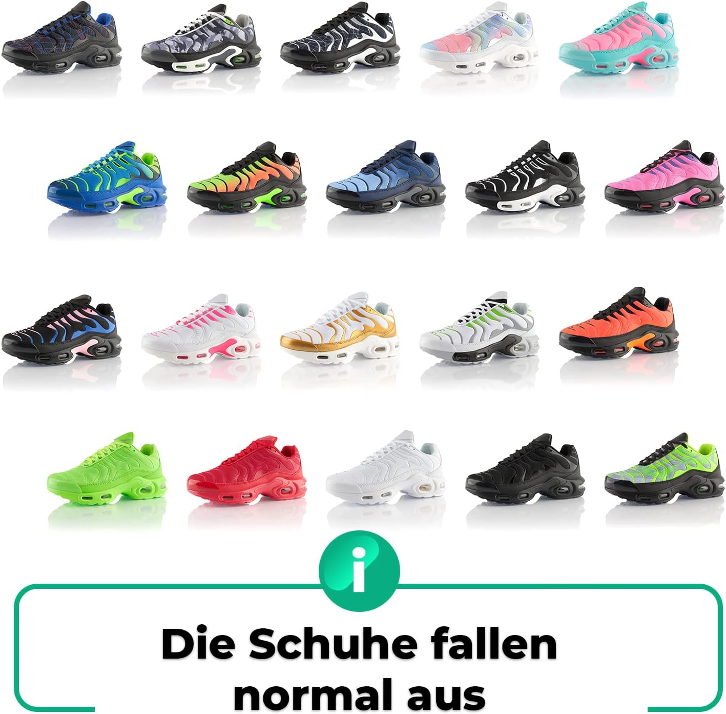 Fusskleidung® Trainer für Frauen und Männer, gepolsterte Sportschuhe, leichte Laufschuhe – Bild 7