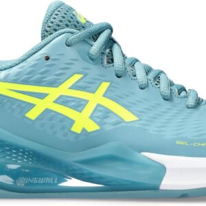 ASICS, Kombination (GrisbluesafetyWellow), Größe 6.5, graublau Sicherheit gelb