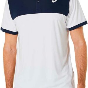 ASICS Court 2041A256 Herren -Polo -Hemd, weiß
