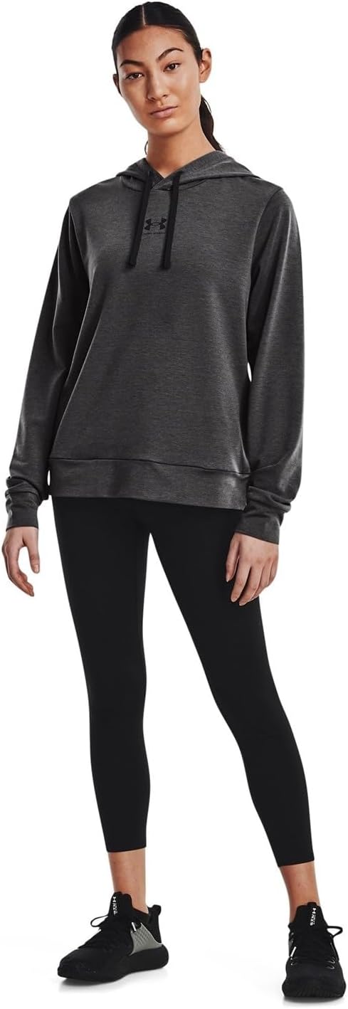 Under Armour Damen -Rivale Terry Hoodie Langarm – Bild 4