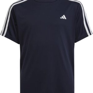 Adidas Boys ‚Train Essentials Aeroready 3-Stripes reguläre Fit-T-Shirt, Legende Ink/Weiß, 9-10 Jahre
