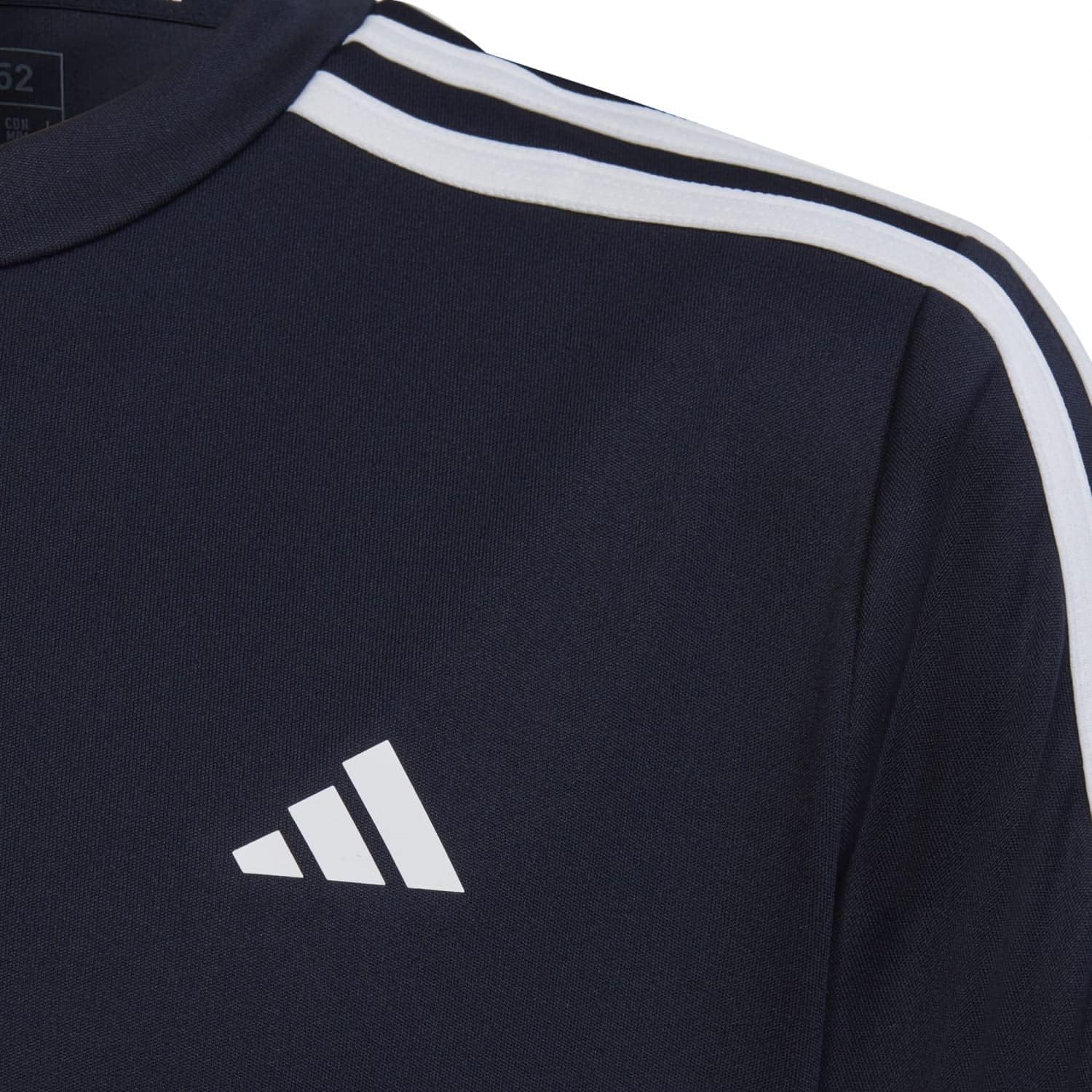 Adidas Boys 'Train Essentials Aeroready 3-Stripes reguläre Fit-T-Shirt, Legende Ink/Weiß, 9-10 Jahre – Bild 3