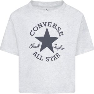Converse Unisex Kinder CNV_4CG896-X58-E3_L T-Shirt, Birch Heather, L.