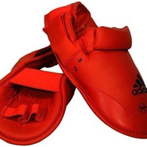 Adidas martial arts wkf foot Guard Red Medium 6-7