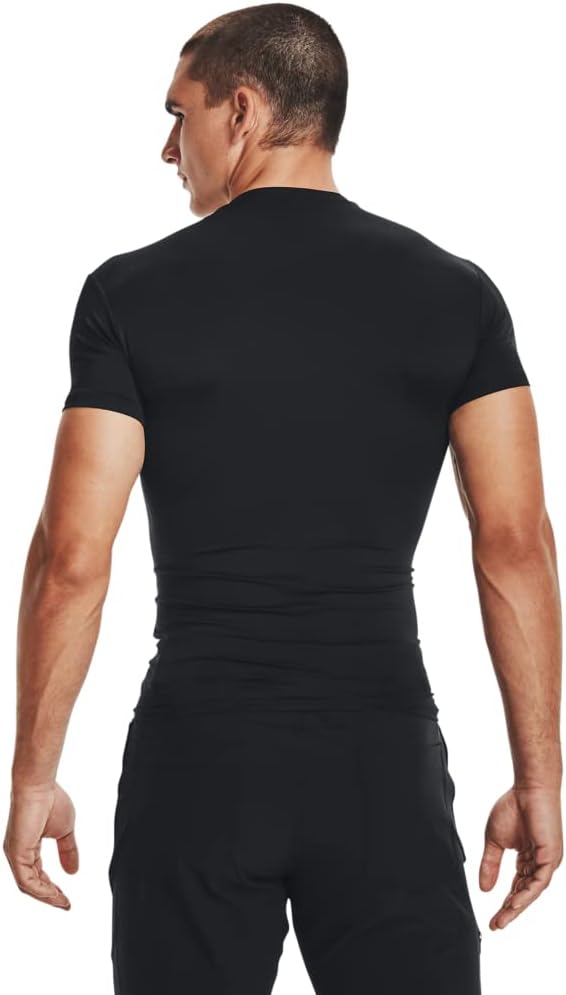 Under Armour Herren-Taktik-Heatgear-T-Shirt, schnell trocknendes Sporthemd, kurzes Ärmel und elastisches funktionelles Hemd mit Kompressionsanpassungen – Bild 2