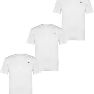 Reebok Herren Kurzarm Santo Crew Neck T-Shirt, Multipack Basic-Baumwollmischung, Kurzarm, Weiß, M, Weiß
