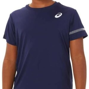 ASICS Tennis Kurzarm T-Shirt Kids 11-12 Jahre, lila Nacht