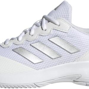 adidas Frauen GameCourt 2 AC Tennisschuhe Allcourt Schuhe hellblau – Weiß