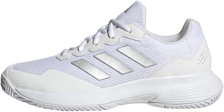 adidas Frauen GameCourt 2 AC Tennisschuhe Allcourt Schuhe hellblau - Weiß
