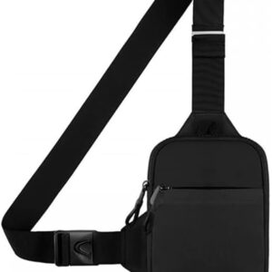 Mobiltelefone Umhängetasche Männer, kleine Mobiltelefongürtelbeutel Männer Männer Männer Brusttasche Mobiltelefon Umhängetasche Mobiltelefon Geldbörse wasserdichtes Sport Bum Bag Taillenbeutel Outdoor Travel Wanderung Schwarz