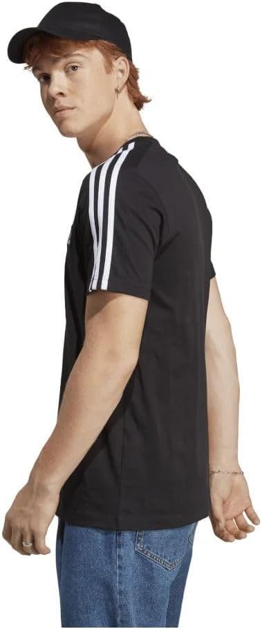 adidas Männer Essentielle drei Streifen Single Jersey T-Shirt – Bild 6