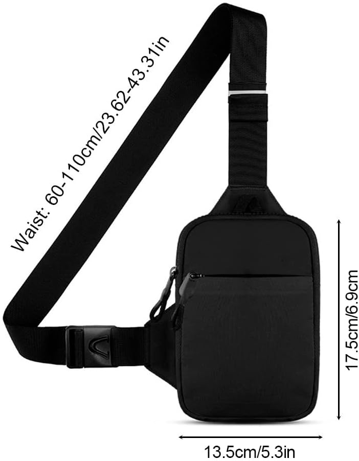 Dongker Sling Brust Crossbody Bag, wasserdichte Umhängetasche, Crossbody -Bag -Rucksack für Männer und Frauen, die im Freien im Freien wandern – Bild 5