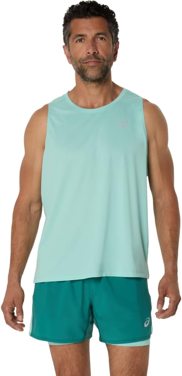 ASICS Herren-Laufbekleidung, silberfarben