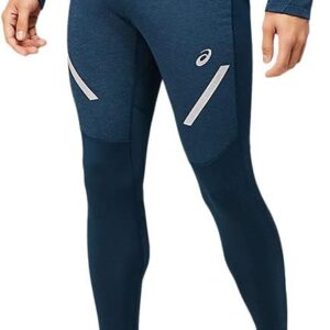 ASICS Lite-show aw21 Winter lauft Strumpfhosen, blau