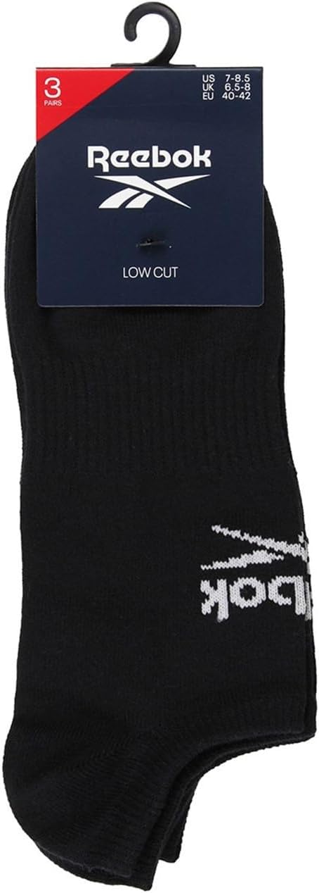 Reebok Unisex "Core" Sneaker Socken - Herren & Womens Low geschnittene weiche Baumwoll -Socken mit Bogenunterstützung und nahtlose Zehen 3 Paare Multipackgrößen 35-47 – Bild 2