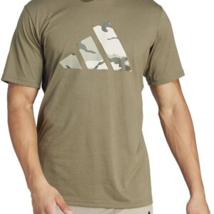 adidas Herren-Traines-Essentials Saisonal Brand Love Camo Tee T-Shirt