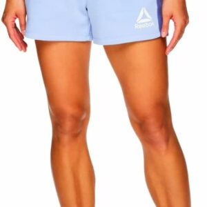 Reebok Damen 3,5 „Innenzeiten Rennen entspannende Reise. Farbblock Französische Terry -Shorts mit Taschen, Evetide