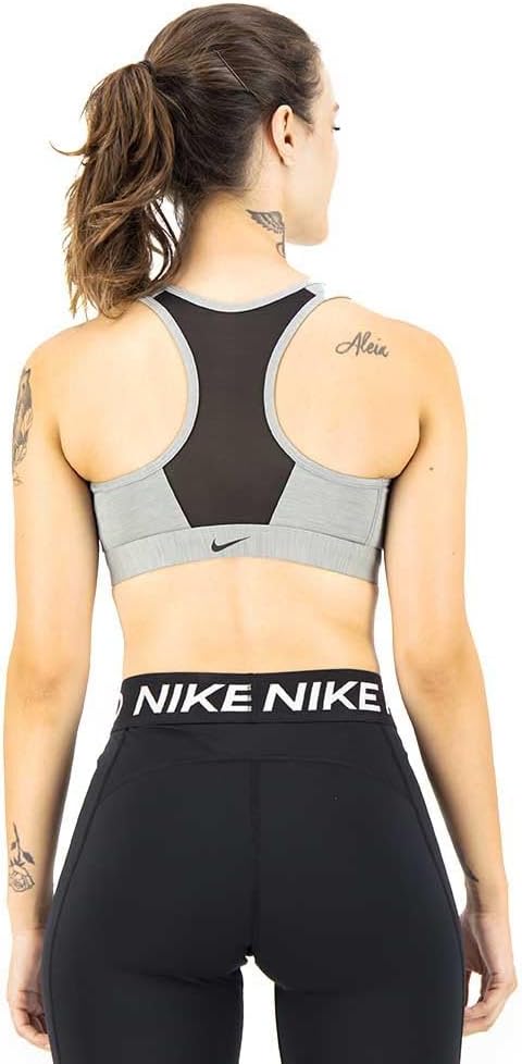 Nike Swoosh Frauen Medium Support Reißverschluss Sport BH – Bild 2