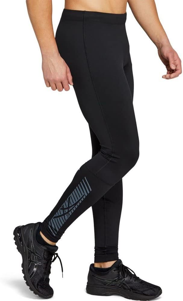 Asics Icon Performance Herren -Strumpfhosen Schwarz/Träger grau Größe – Bild 3