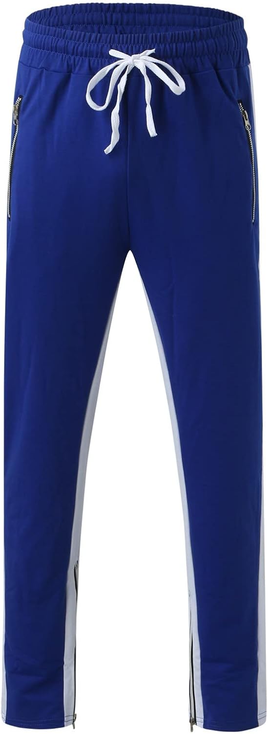 Generisch -Herren -Stretch -Stoffhosen, Wanderhosen, elegant mit elastischen Sporthosen, langen Taschen, Trekkinghosen, lang, wasserdicht, farbblockierende Sporthosen, Jogger, Joggen – Bild 4