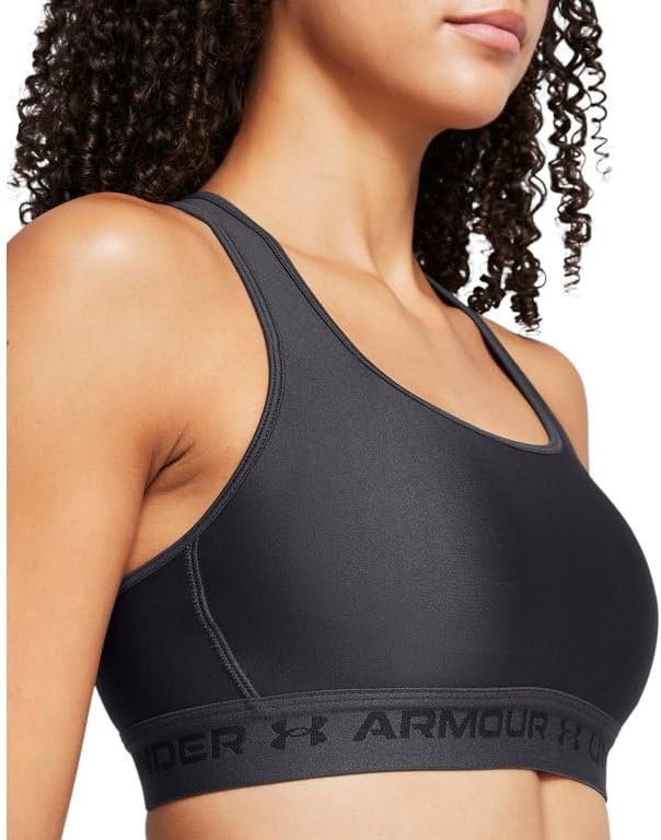 Under Armour Women's Crossback Mid Heather Sports BH (Packung von 1) – Bild 5