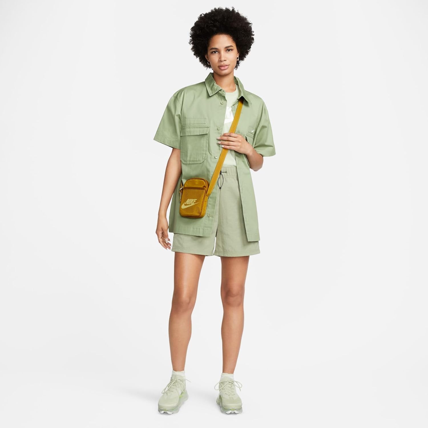 Nike Unisex NK Heritage Bag Crossbody Bag Bronzine/Bronzin/Buff Gold, Bronzin/Bronzin/Buff Gold – Bild 9