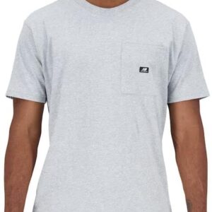 Neues Gleichgewicht Herren NB Essentials Tasche Kurzarm Shirt