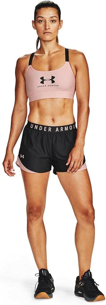 Under Armour Damen -Rüstung Mid Schlüsselloch BH Graphic Sports BH – Bild 2