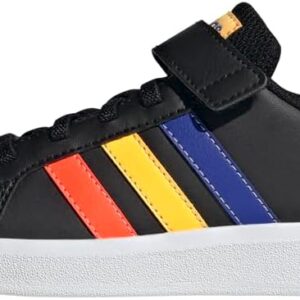 adidas unisex Kinder Grand Court Elastic Spitze und Top -Gurtschuhe Tennisschuhe