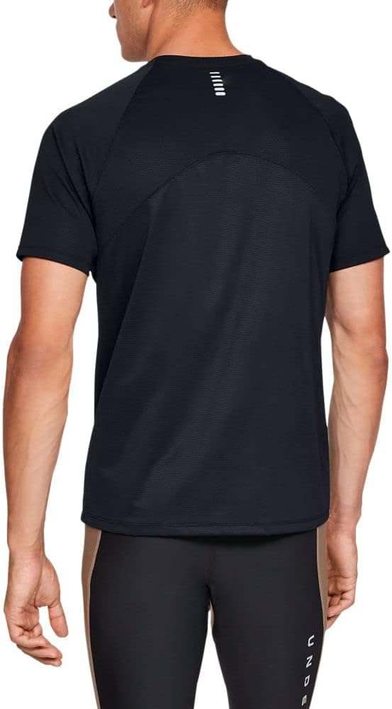 Under Armour Herren-Hemd, UA-Qualifikationsspiel kurzärmelig, atmungsaktives T-Shirt aus ultraleichtem Stoff, komfortables Sporthemd mit schlanker Passform – Bild 3