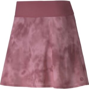 Puma Frauen Golf Frauen 2020 PWRSHAP -Krawattenfarbe Rock 18 Zoll Skort
