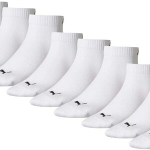 Puma Unisex Quarter Socken-Packung von 9 Weiße weiße Größe: Größe 9-11