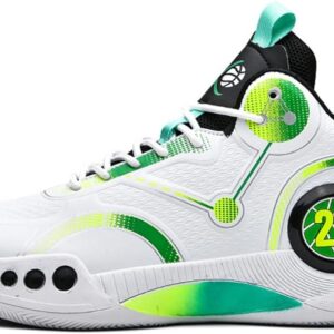 Hixingo Herren Basketballschuhe Sportschuhe High Top Trainer Nicht-Schlupf-Laufschuhe Frauen Basketballschuhe Unisex Wanderschuhe für Aldult Jungen Mädchen