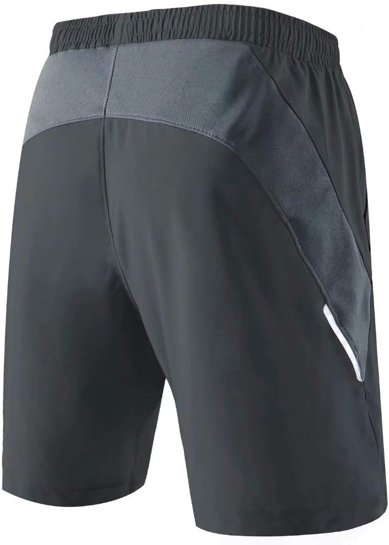 Herrensportshorts, schnell trocknend, leicht, mit Reißverschluss in Tasche – Bild 2
