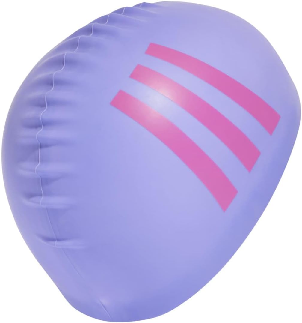 Adidas Unisex Kids 3-Stripes Schwimmkappe – Bild 2