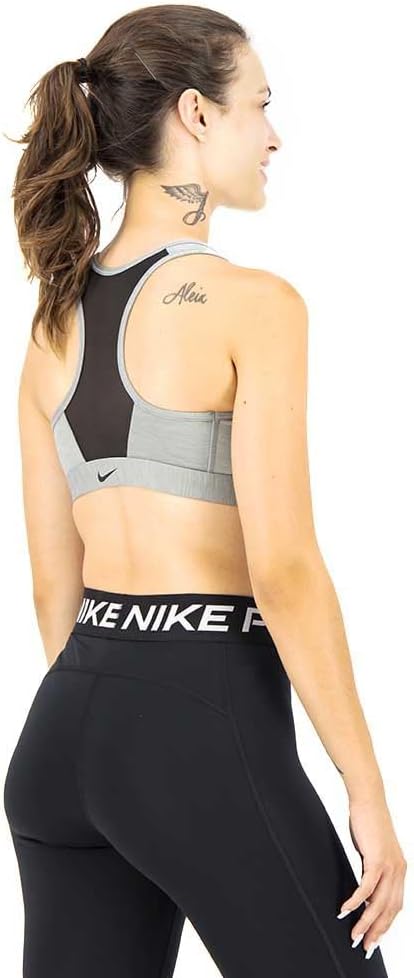 Nike Swoosh Frauen Medium Support Reißverschluss Sport BH – Bild 4