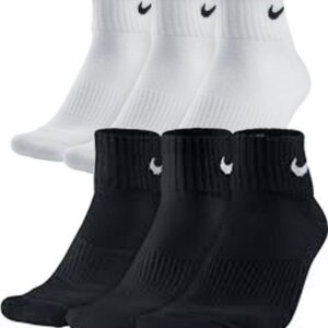 Nike Everyday Lightweight Socken Pack von 3, schwarz (schwarz/weiß), mehrfarbig (weiß/schwarz)