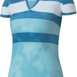 Puma Damen Golf Frauen 2020 Dye Stripe Polo Polo
