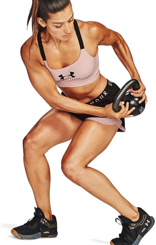 Under Armour Damen -Rüstung Mid Schlüsselloch BH Graphic Sports BH – Bild 3