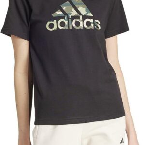 adidas Damen Camo Graphic Tee Kurzarm-Grafik-T-Shirt