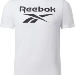 Identität von Reebok Herren stapelte Logo-T-Shirt