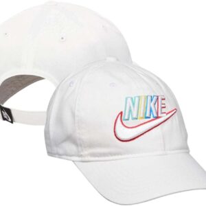 Nike Futura Patch Kurve Brim Cap 4-7 Jahre, weiß, eine Größe, weiß