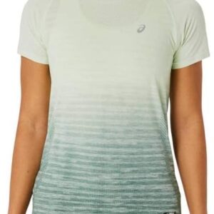 Asics nahtloses SS Top Damen Whisper Green Size Xs, grün