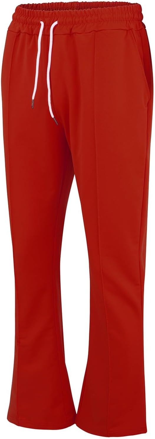 Schlaghose Herren 70Er Freizeithose Herren Lang Mit Taschen Schlag Hose Karneval Disco Outfits Sporthose Mit Kordelzug Ausgestellte Hosen Leicht Glockenhose Vintage Bell Bottom Hose Für Männer Retro – Bild 2