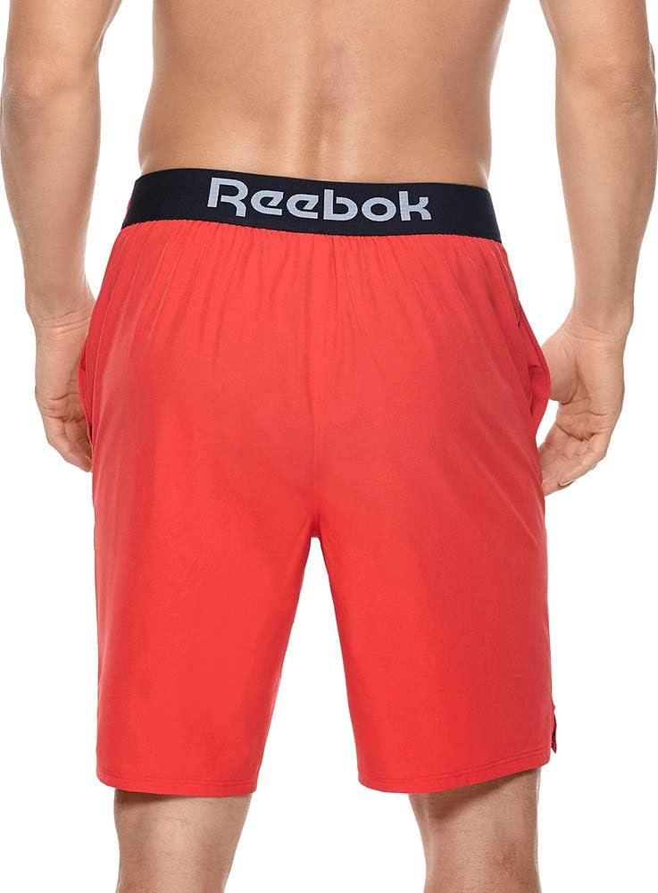 Reebok Mens Badebode 9 "Jacquard E-Board UPF 50 Draw String Schwimmstämme Schwimmstämme – Bild 4