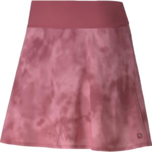 Puma Frauen Golf Frauen 2020 PWRSHAP -Krawattenfarbe Rock 18 Zoll Skort