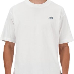 New Balance Sport Essentials Logo T -Shirt – Parchmenttg. Xx -large fdp – verblasst Plum xx -large, wt – weiß, m