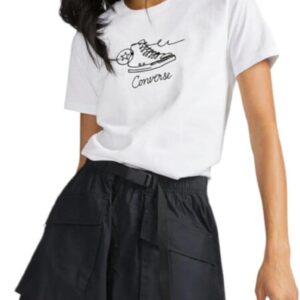 Converse Womens White Sneaker T-Shirt